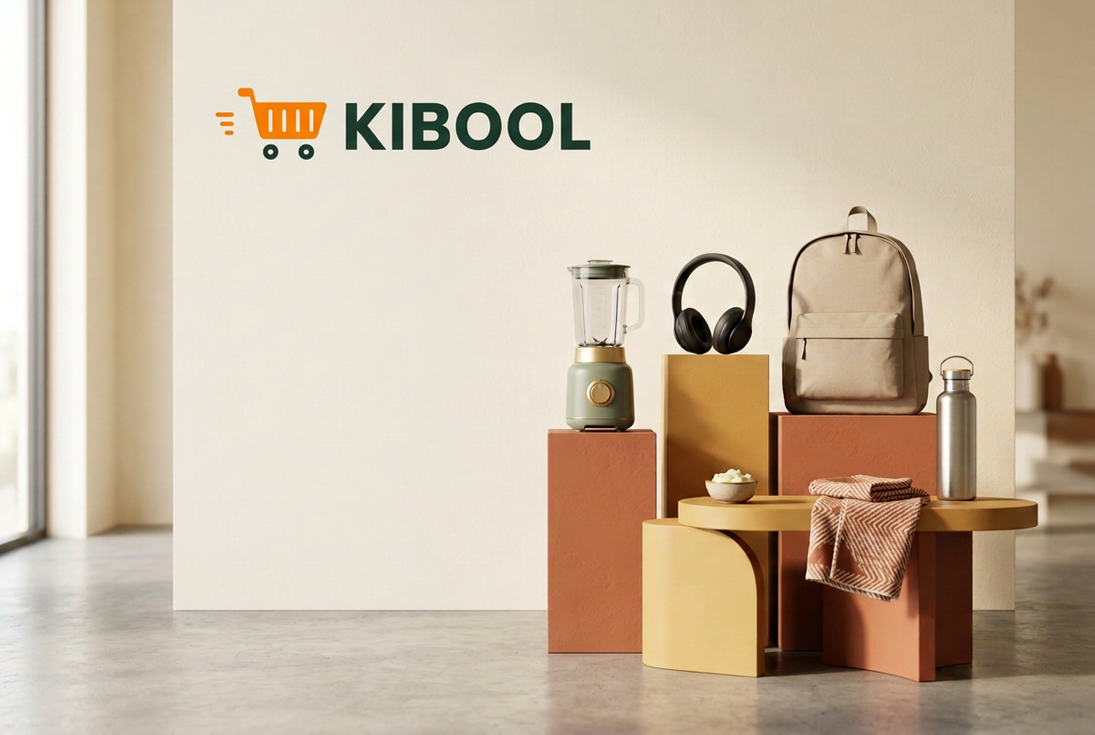 Bannière Kibool personnalisée avec le logo